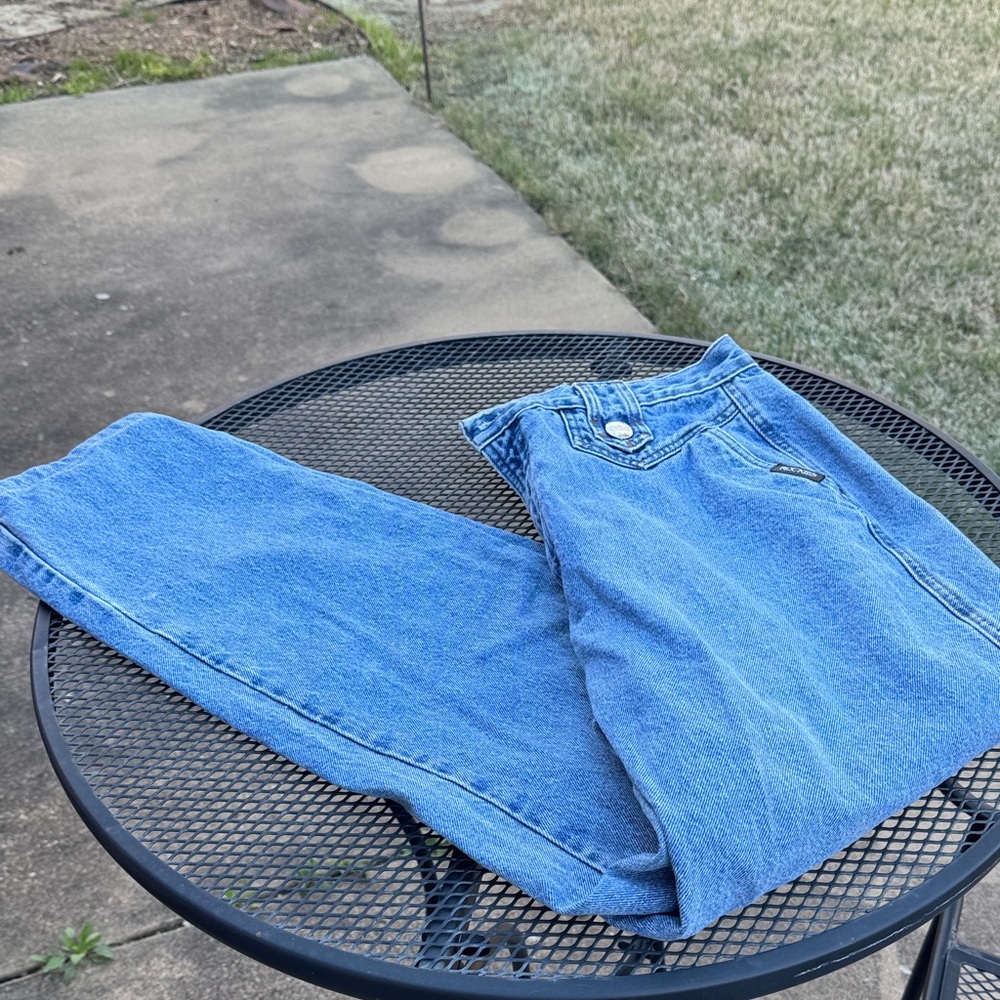Vintage Rockies Rocky Mountain Blue Denim Jeans sz 17/18 US made